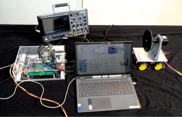 מעבדה שעושה את כל התהליך, מהרעיון עד הפיתוח הפיתוח ההנדסי. אחת המערכות של מעבדת SAMPL בשלב הפיתוח | צילום: אוהד הרכס, באדיבות מעבדת אלדר