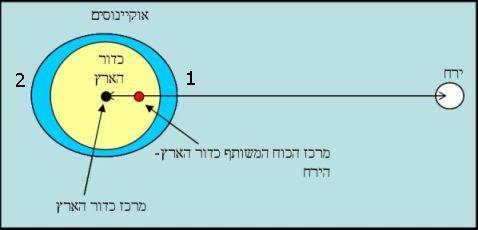 מדוע תופעת הגאות והשפל מופיע פעמיים ביום ולא רק פעם אחת? חגי