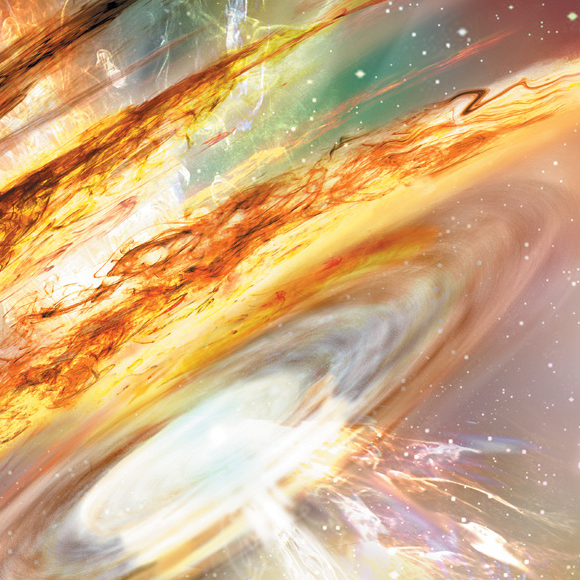 כיצד חורים שחורים זוללים כוכבים