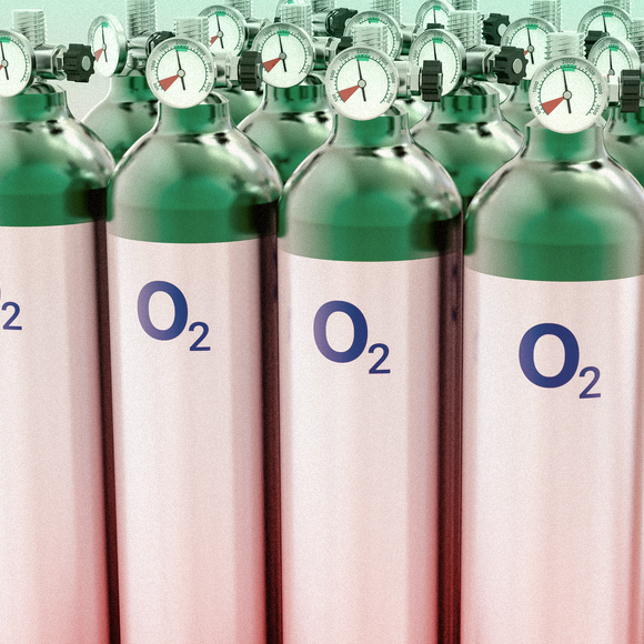 قياس تركيز الأكسجين في الهواء بواسطة عملية احتراق بدون نار