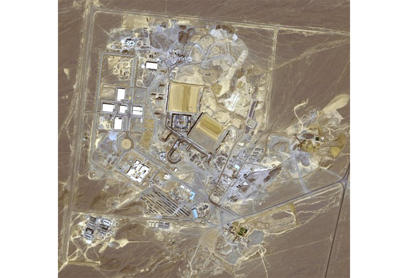 באפריל השנה הודיעה איראן שהיא התחילה להעשיר אורניום לרמה של 60 אחוז. מפעל להעשרת אורניום באיראן | Digital Globe, Eurimage, Science Photo Library