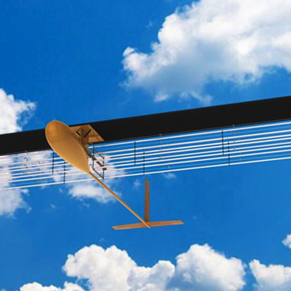 الطائرة الّتي تطير بدون أجزاء متحرّكة