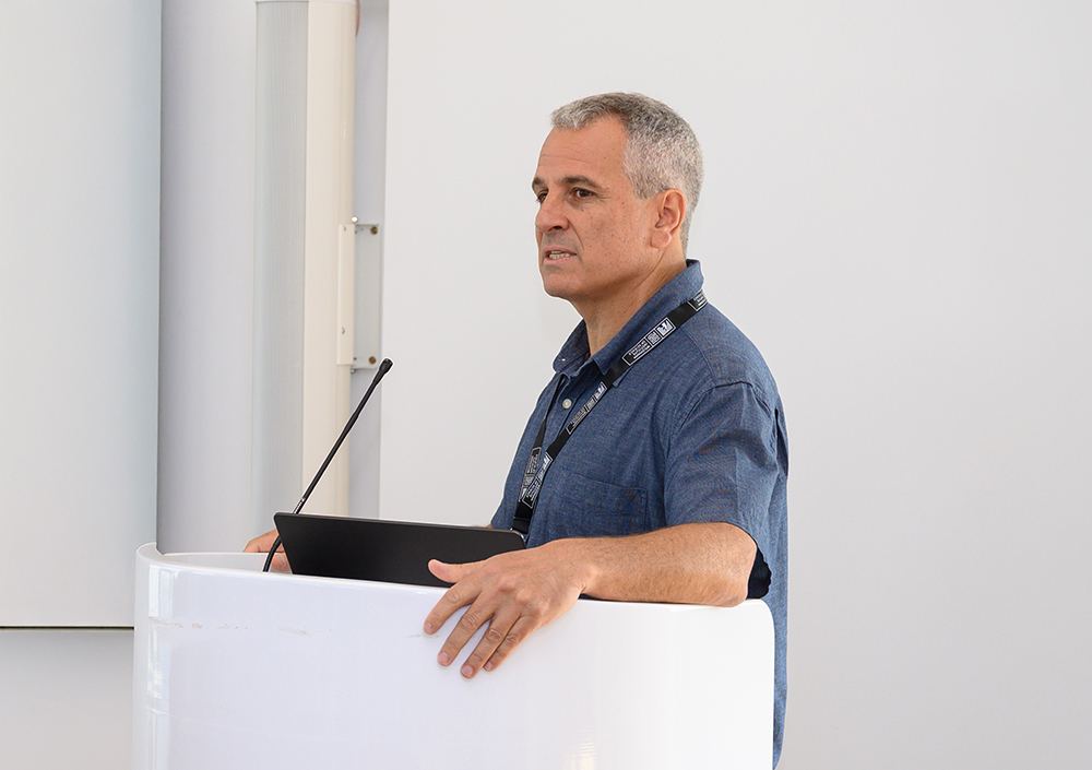 משימה עם סיכון רב ועם פוטנציאל גדול לרווח מדעי. פרופ' יוחאי כספי מצג את המשימה בכינוס במכון ויצמן | צילום: אוהד הרכס, מכון ויצמן למדע 