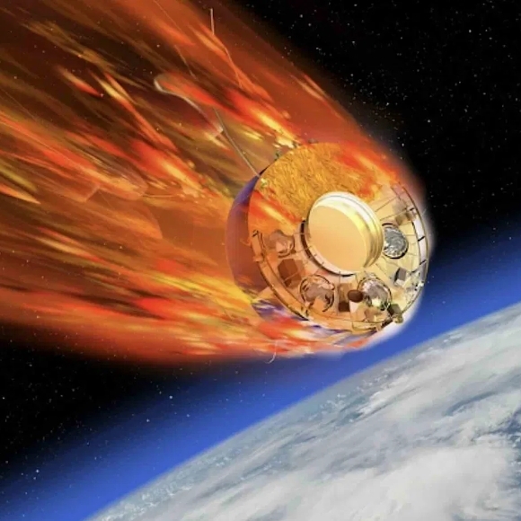 Soviet-Era Spacecraft Crashes into Ocean After 50+ Years in Orbit