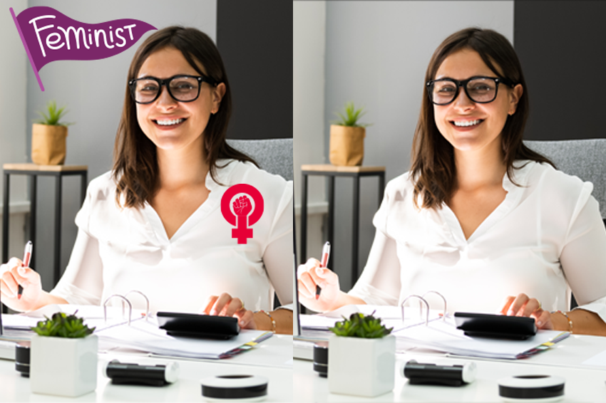 האם לינדה היא  פקידה בבנק, או פקידה בבנק וגם פעילה בתנועה הפמיניסטית? | Shutterstock, venimo, durantelallera, Andrey_Popov