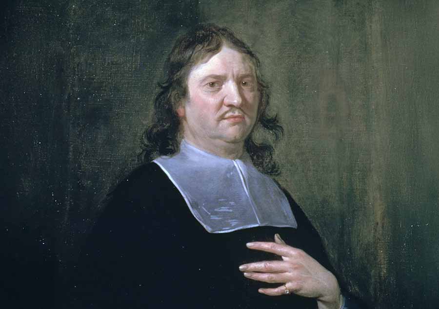 הנרי אולדנבורג היה הרוח החיה מאחורי Philosophical Transactions ועיצב דרכו את תבנית התקצירים המוקדמים | ציור: יאן ון-קליב, נחלת הכלל; מוויקיפדיה