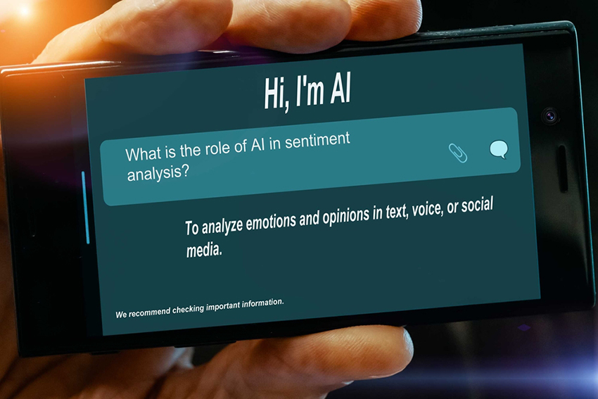 מענה זמין בכיס, חינם וללא כל פיקוח, עלול ליצור תלות שתפגע בעצמאות של המשתמשים ותקשה עליהם להתפתח אישית. מסך של צ'אטבוט לסיוע נפשי | Wladimir Bulgar / Science Photo Library