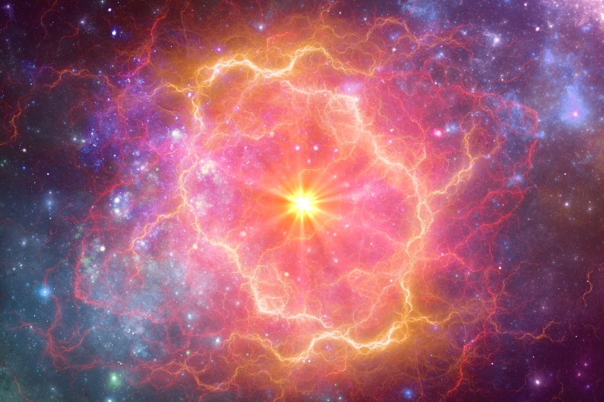 האם גיל הכוכב המתפוצץ אכן משפיע על מה שאנו יודעים על התפשטות היקום? הדמיה של פיצוץ סופרנובה | איור: Martin Capek, Shutterstock
