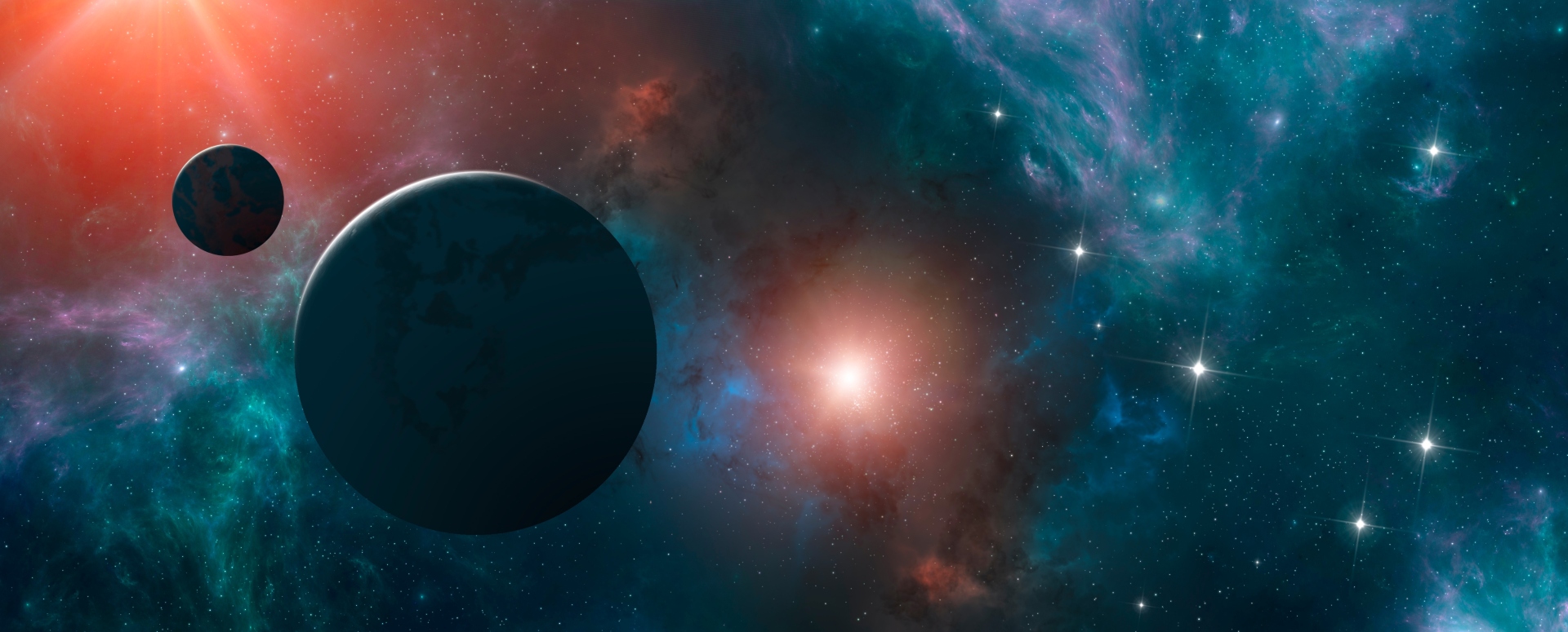 כוכבי לכת במערכת שמש אחרת. איור: Naeblys, Shutterstock