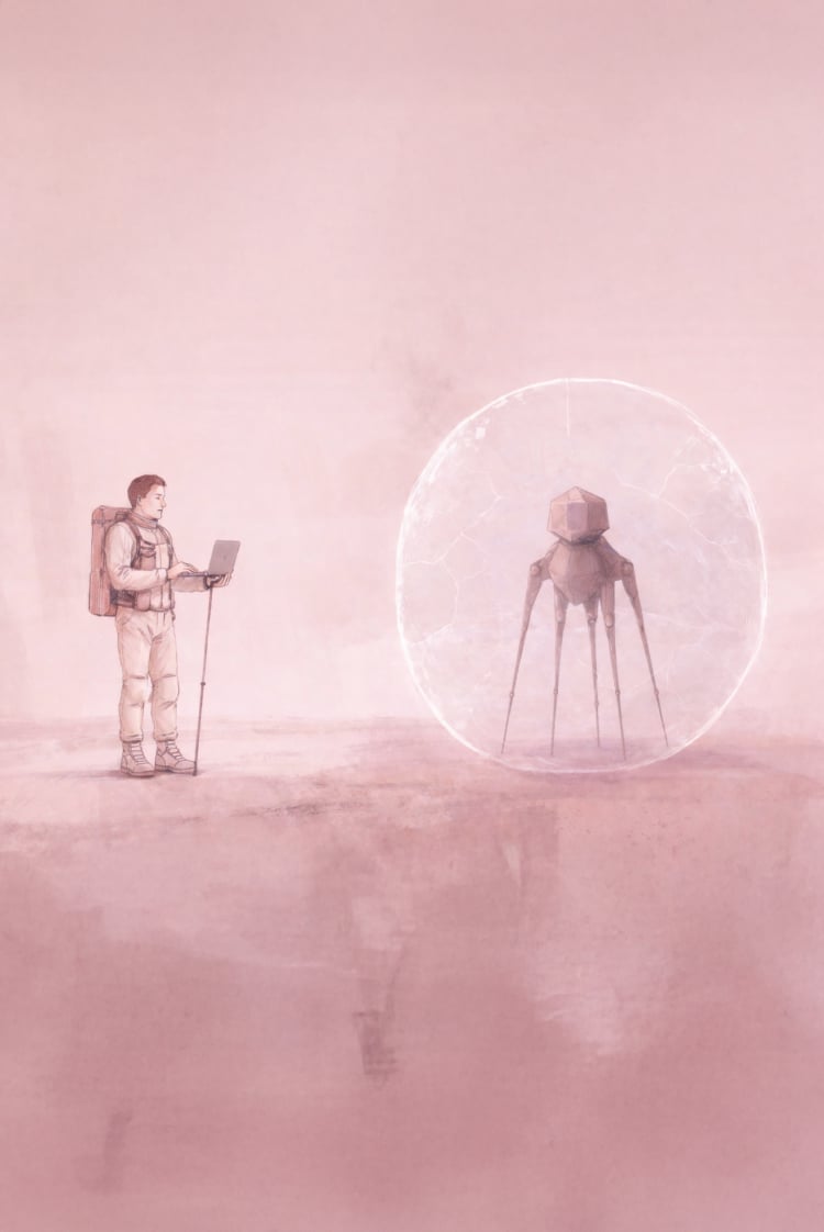 החייזר הוא תבנית נוף עולמו