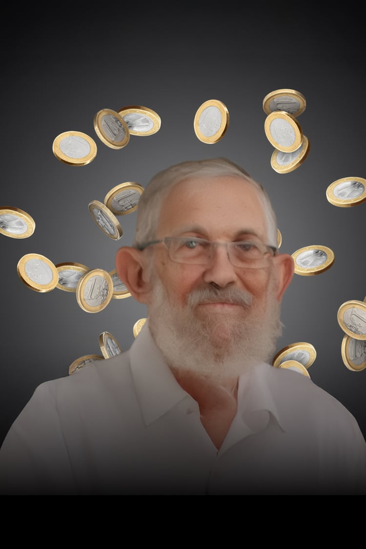 בנימין וייס על רקע מטבעות | ויקימדיה, Avreymaleh, Shutterstock, New Africa