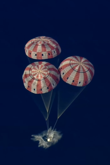 סיום מוצלח למשימת הירח המאוישת