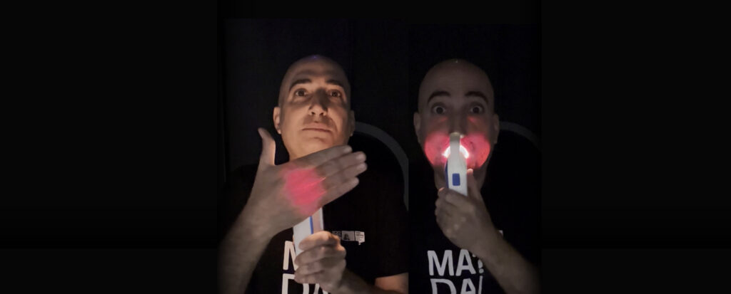 האור האדום שחודר לגוף