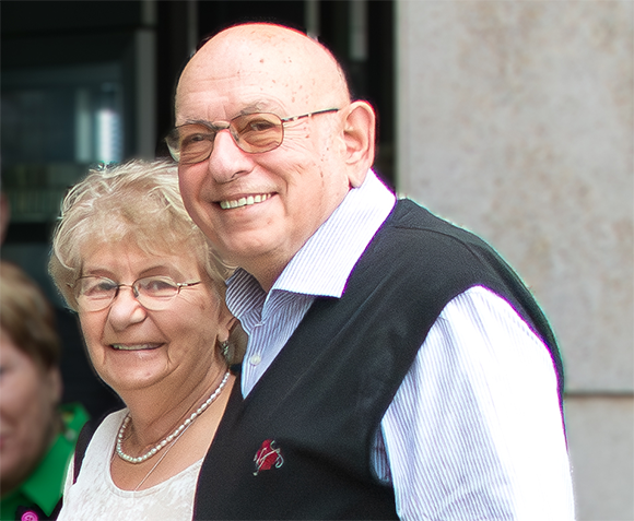 חגגו בתחילת השנה שעברה 60 שנות נישואים, והמשיכו ליהנות מחיים טובים יחד. ויקטוריה וסרגיי גרדסקול | צילום באדיבות אולג קריצ'בסקי