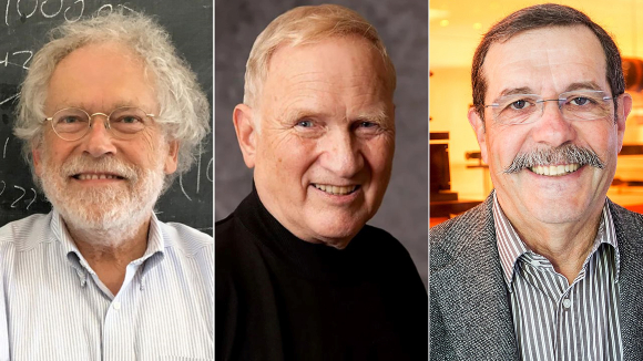 From left: Zeilinger, Clauser and Aspect
