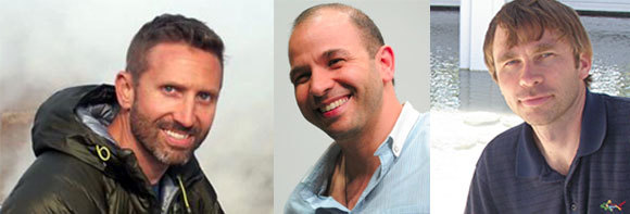 מלכודות הקור נפוצות בהרבה ממה שחשבו קודם. מימין: שרגהופר, אהרונסון והיין | צילומים: המכון הפלנטרי אריזונה, מכון ויצמן למדע, אוניברסיטת קולורדו, בולדר