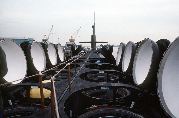Missile launch tubes aboard the USS Ohio | Photo: US AIR FORCE / SCIENCE PHOTO LIBRARY