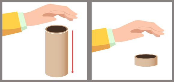 אפשר למעוך גליל עד שיקבל צורה של טבעת | ruwais creative, Kate Kalmykova, Shutterstock