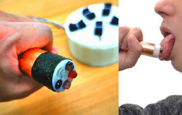 המכשיר מחולל הטעמים שפיתח מיאשיטה | מתוך מאמר המחקר