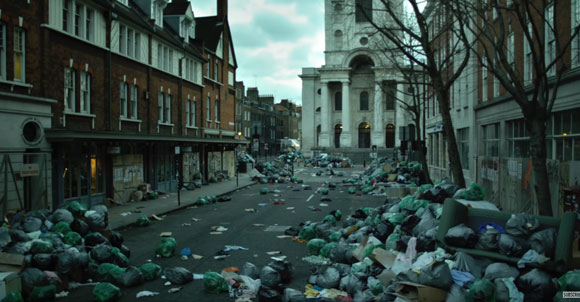 רחובות ריקים. תמונה מתוך הסרט