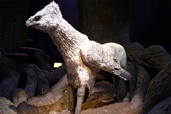 פסל של ההיפוגריף באקביק באולפני האחים וורנר | marleyPug, שאטרסטוק