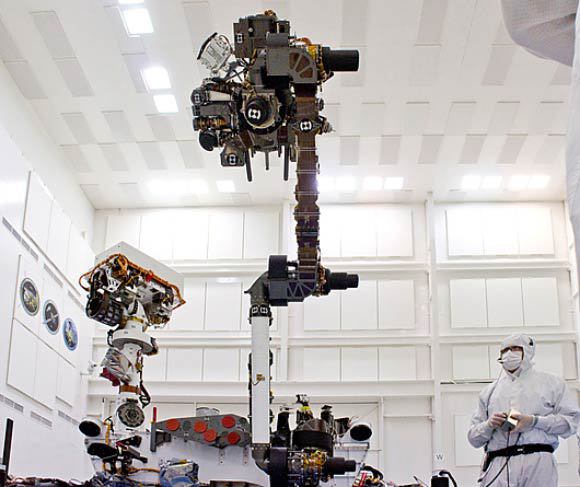 משימה של 2.5 מיליארד דולר. קיוריסיטי בשלבי הבדיקות הסופיים לקראת שיגורו למאדים | צילום: NASA / JPL-CALTECH / SCIENCE PHOTO LIBRARY