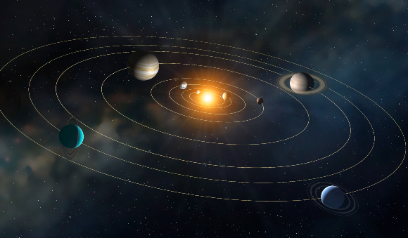 הסבר מדעי ראשון למסלוליהם של כוכבי הלכת. מסלולי הפלנטות במערכת השמש | איור: MARK GARLICK / SCIENCE PHOTO LIBRARY