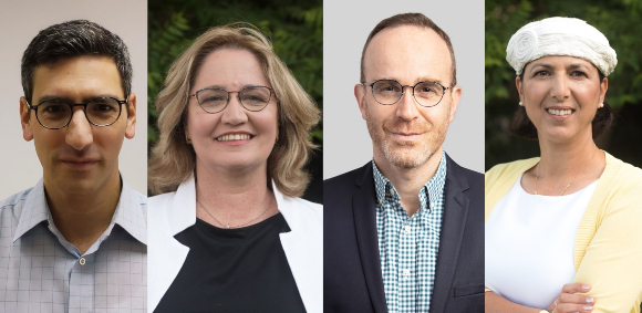 פרופ' שולמית לבנברג, דידיה טוביה, ד"ר נטע לבון, ד"ר צביקה תמרי | צילומים: רמי שלוש, Aleph Farms