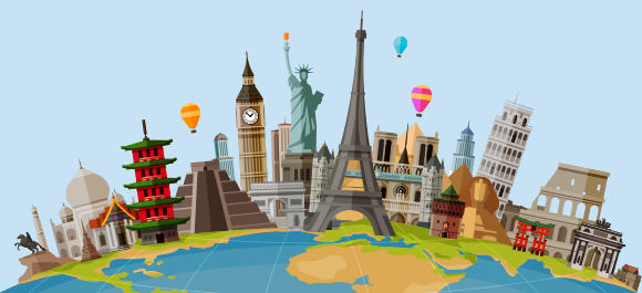 השפה שלנו, הסיפורים, המוזיקה, הדרך שבה אנחנו מכינים אוכל, בונים בתים, מייצרים בגדים – הכל נשען על מסורות שעוברות מדור לדור. בניינים מפורסמים ברחבי העולם | Shutterstock, AVA Bitter איך מסורות מתפשטות