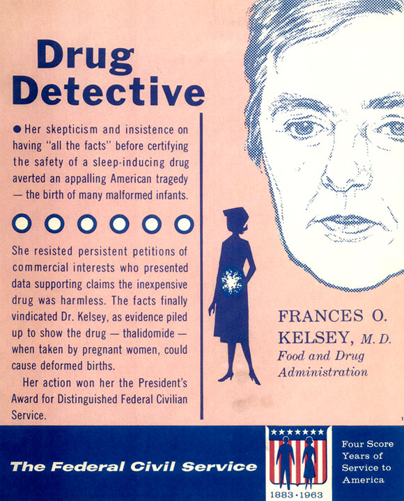 פוסטר של השירות הפדרלי החוגג את השגיה של קלסי | FDA