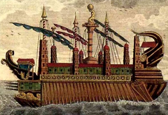 הסירקוזיה, ציור של אמן לא ידוע, 1798 | מקור: ויקיפדיה, נחלת הכלל