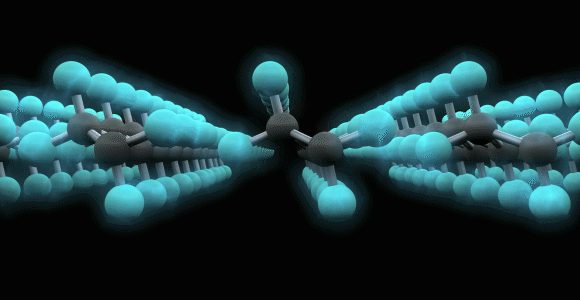 Strong bonds between the carbon and fluorine atoms and a uniform electron scatter cause the Teflon molecule to be indifferent | Image: Science Photo Library