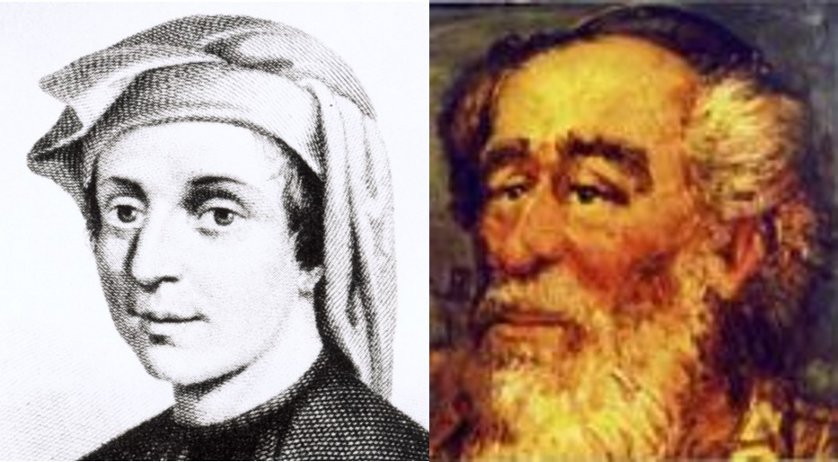 أحدهم كان سبّاقًا والآخر نال التّقدير. ابن عزرا (من اليمين) و فيبوناتشي - المصدر: ويكيبيديا، Science Photo Library