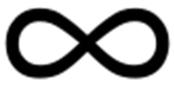 The symbol of infinity.