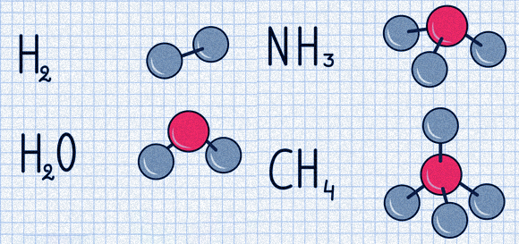 החומרים החיוניים ביותר לקיום החיים: תרכובות פשוטות של מימן, חמצן, פחמן וחנקן | איור: Shutterstock
